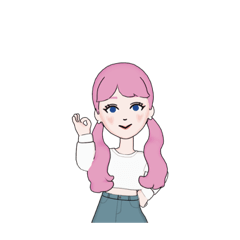 可愛いこちゃんスタンプ