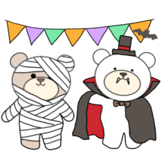 秋・敬語♡くまのでぶもちゃんとがりたん