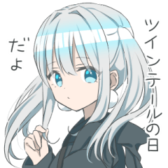 パーカーの女の子(銀髪)12