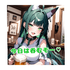 狐蓮のスタンプ