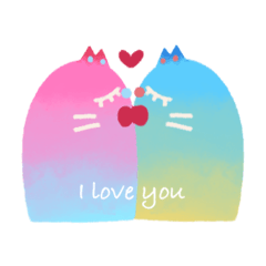 パステルゆるかわにゃんこ