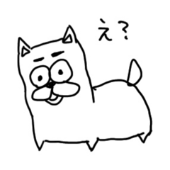 ノートの端っこに住んでいる犬