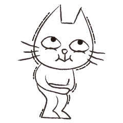 三白眼ネコの日常