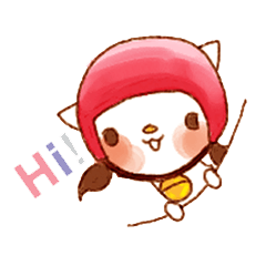 Drinking milk quietly painting it!