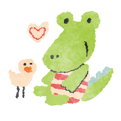 ワニくんスタンプ