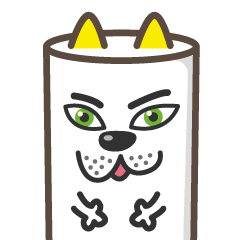 みんな大好き！円柱犬