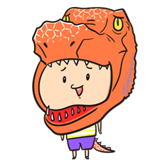 恐竜兄弟ティラノくんとトリケラくん