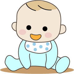 かわいい赤ちゃんの「みーちゃん」