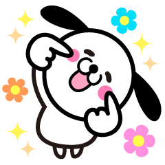 デカ文字とまぬ犬