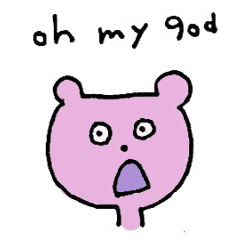 眠れない夜に産まれたくまぽん カラフルver