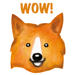 Animal stickers with some words