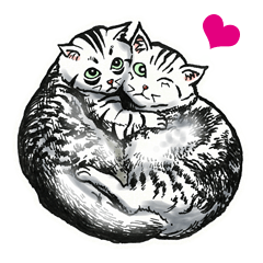 しろくろ猫ズ（関西弁）