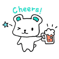 動物たちの英語スタンプ