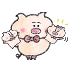 クレヨンdeブタ君