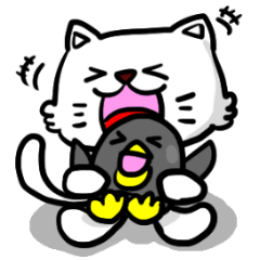 ほわりばのペンギンとネコ2 つかえる!?敬語