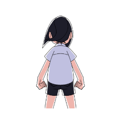 ポニーテール女子(仮)