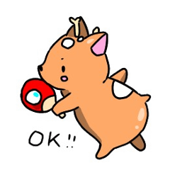 鹿のゆるい卓球