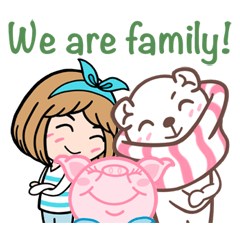 Mina Bear and Friend