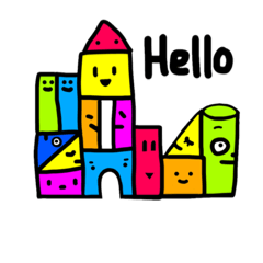 カラフルつみき、楽しい仲間たち