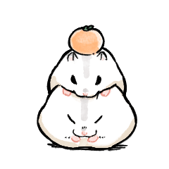 冬の怠惰なジャンガリアンハムスター３