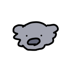 コアラと白いひととミュゲ眉毛と