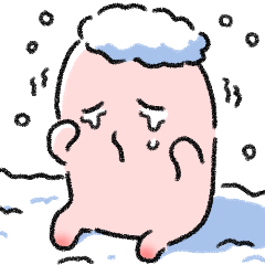 いでこさん冬スタンプ