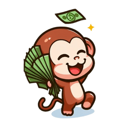 Small Monkey&#39;s  Stickers