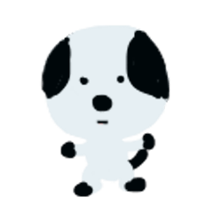 超小さいスタンプ【ワン公】