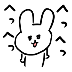 白色うさぎちゃんの世界