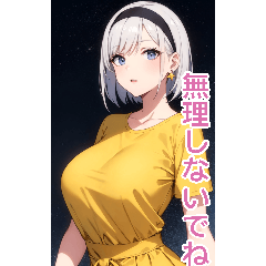 アニメヘアバンドガール3(日常用語1)