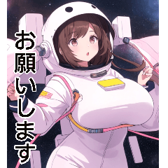 アニメ宇宙飛行士ガール(日常用語4)