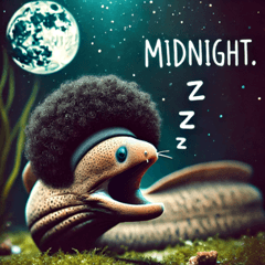 アフロチンアナゴのスタンプ@SFW