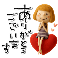 mottoのおとな女子ドール♡気持ち伝える