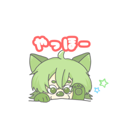 犬になったいずねさん。