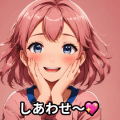 Yuru Kawaii Girl Stickers2