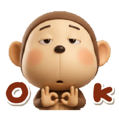 やる気無し。腹巻きおさる④