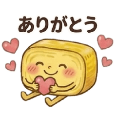 お弁当から飛び出した！たまごやき君