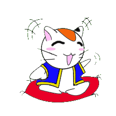 耳欠けの三毛猫ミック