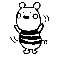 インパクトのないクマ