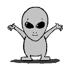 迷子の宇宙人君