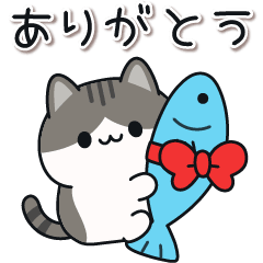 元気いっぱいな子猫の日常会話スタンプ