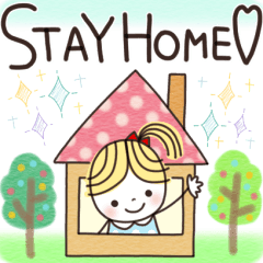 コロナウイルス感染予防。STAY HOME♡
