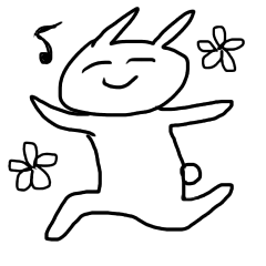 キュートなうさぎ