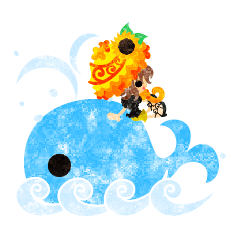 素敵な夏の思い出スタンプ