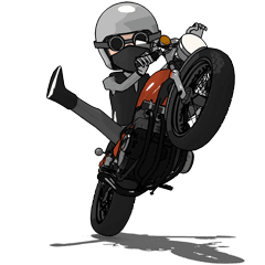 ネイキッドのライダー アニメーション編