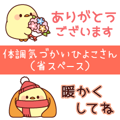 体調気づかいひよこさん（省スペース）
