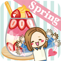 大人が使える日常スタンプ4【春】