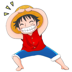 ONE PIECEキャラ日常会話スタンプ