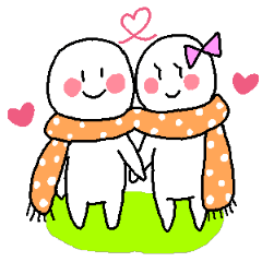 しろまるくんとホワちゃん