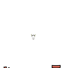 動く！日本のお面スタンプ